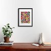  Deny Designs Dannick Flower Meadow in Muted Colors Black Framed Art Print - 2 of 4