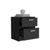 NicBex Nightstand with Drawers,Modern Side Table with Storage Space and Wood Frame,Bedside Table for Bedroom,Living Room - 4 of 4