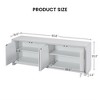 Dining Cabinet Storage Cabinet TV Stand Cabinet Sideboard Wooden Cabinet For Kitchen/Bedroom/Entrance - 4 of 4