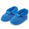 Collections Etc Cable Knit Cozy Slippers - 2 of 4