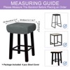 Unique Bargains Polyester Soft Thick Anti-Wrinkle Bar Saddle Seat Stool Covers 4 Pcs - 2 of 4