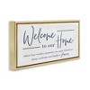 Stupell Industries Welcome Family is Forever Floating Frame Canvas Art - 2 of 4