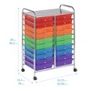 ECR4Kids 20-Drawer Mobile Organizer, Assorted - 2 of 4