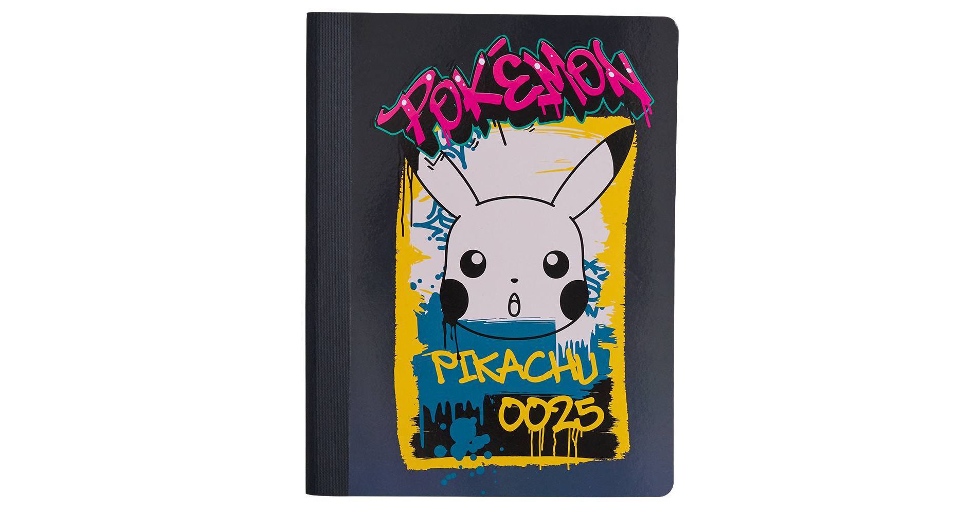 Pokemon 7.5"x9.75" Graffiti Wide Rule Composition Book