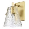 Analia Modern Wall Sconce - Dimmable Steel Fixture for Contemporary Bath Spaces - 2 of 4