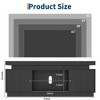 63'' TV Stand, Entertainment Center with Power Outlets and Adjustable Shelf, TV Console for Living Room, Modern Media Console - 2 of 4
