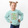 The Juniper Shop Smiley Clover Daisy Toddler Graphic Sweatshirt - 2 of 3