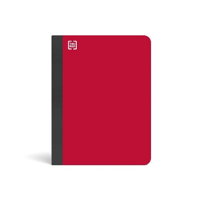 TRU RED Premium Composition Notebook 7.5" x 9.75" College Ruled Red TR58344M