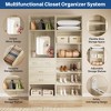 Aheaplus Closet System with Drawers and Hanging Rods - 4 of 4
