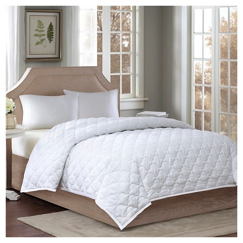 Sleep Philosophy Warmer Sateen White Down Alternative Thinsulate Comforter, Full/Queen, Cotton