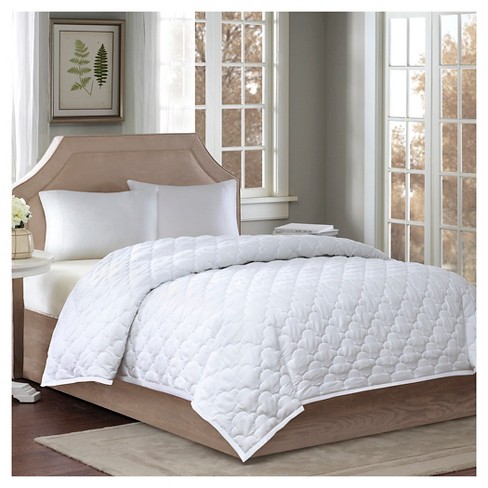 Cotton Sateen Down Alternative Comforter Level 2 Warmer 3m Thinsulate  Warmer (full/queen) White : Target