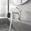 BWE Single Handle Single Hole Modern Bathroom Faucet Bathroom Drip-Free Vanity Sink Faucet - 3 of 4