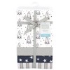 Hudson Baby Infant Boy Cotton Flannel Burp Cloths and Receiving Blankets, 8-Piece, Rocket Ship, One Size - 2 of 2