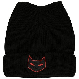 Adult Catwoman Logo Beanie with Ears - 1 of 2