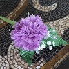 Floral Home 5" Pick Long Lavender Carnation Pick - 50-Piece - 3 of 4