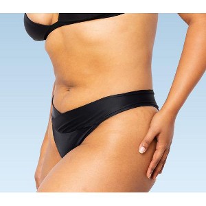 Women's Ally Crossover Bikini Bottom - MIGA Swimwear - 1 of 3