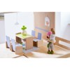HABA Little Friends Dining Room - Wooden Dollhouse Furniture for 4" Bendy Dolls - 2 of 3