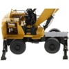 CAT Caterpillar MH3040 Wheel Material Handler with Operator "High Line Series" 1/50 Diecast Model by Diecast Masters - 2 of 4