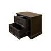 Martin Furniture Kingston Traditional Wood Lateral File Dark Brown: 2-Drawer, No Assembly, 36"W x 30"H x 23"D - 3 of 4