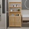 ORRD 64-inch tall double-door high-capacity multi-scene use storage rack - 2 of 4