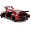 1971 Chevrolet Camaro #71 Red Metallic with Black Stripes "Bigtime Muscle" Series 1/24 Diecast Model Car by Jada - 4 of 4