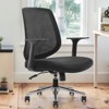 FURNIinspire Task and Office Chairs  Office Desk Chair, Swivel Wheels, and Seat-Slide Function, Black, 26"*27"*37" - 2 of 4