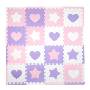 Tadpoles Hearts Playmat Set, Pink