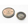 Brass Calendar and Compass 0.75" H – Nautical Decor Set of 2 By Old Modern Handicrafts - 2 of 4