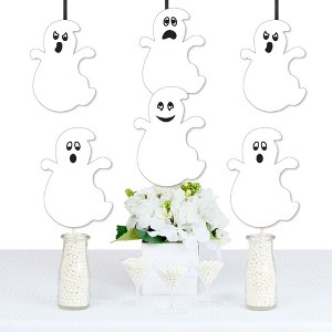 Big Dot of Happiness Spooky Ghost - Ghost Decorations DIY Halloween Party Essentials - Set of 20 - 1 of 4