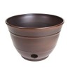 Liberty Garden Banded High Density Resin Hose Holder Pot with Drainage (2 Pack) - 2 of 4