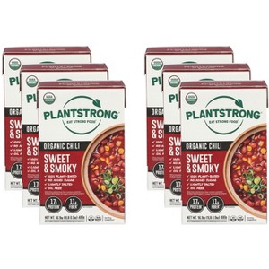Plantstrong Organic Sweet & Smoky Chili - Case of 6 - 16.9 oz - 1 of 2