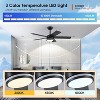 46 Inches Downrod ceiling Fan with Light,Reversible Wind,Timer Setting - 3 of 4