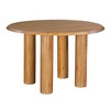 Royal Hampton Dining Table, 48 Inch Round Top, Mango Wood, 4 Column Pillar Legs - - 4 of 4