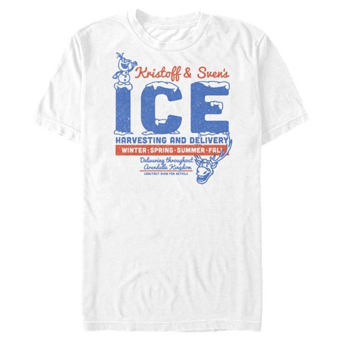 Proportional Kriminel kæmpe Men's Frozen Sven And Kristoff Ice Shoppe T-shirt - White - Large : Target