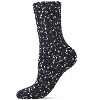 Memoi Women's Confetti Plush Cozy Tufted Crew Sock - 4 of 4