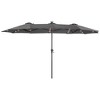 Sonkuki 13 x 7.2ft Solar-Powered Double-Sided Patio Umbrella with Large Canopy Outdoor Table Umbrella for Garden, deck and pool - 2 of 4