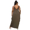 L I V D Women's Spaghetti Strap Harem Dress - 3 of 3
