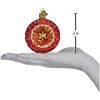 Old World Christmas Blown Glass Ornament for Christmas Tree, Faceted Crimson Reflection - 4 of 4