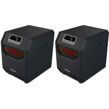 BLACK+DECKER Infrared Quartz Tower Manual Control Indoor HeaterBlack