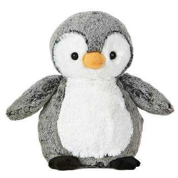 Aurora Sweet & Softer 9.5" Perky Penguin Grey Stuffed Animal