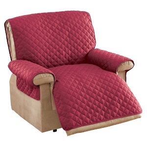 Collections Etc Reversible Quilted Furniture Protector Cover - 1 of 4