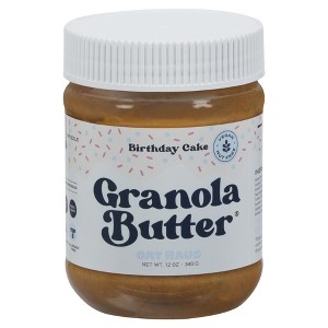 Oat Haus Granola Butter Birthday Cake - Case of 6 - 12 oz - 1 of 4