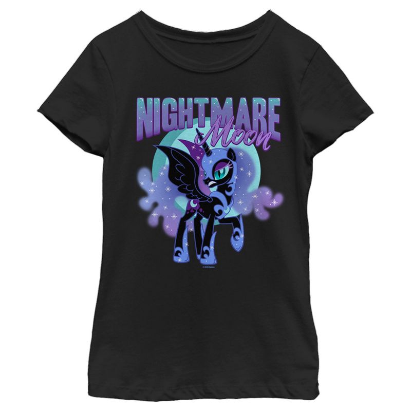 Girl's My Little Pony Princess Luna Nightmare Moon T-Shirt, 1 of 5