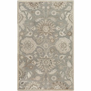 Hauteloom Conesus 1195 Hand Tufted Ivory & Taupe Wool Rug - 1 of 4