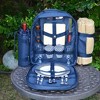 Picnic at Ascot Two Person Picnic Backpack with Soft Sided Cooler &  Blanket - 2 of 4