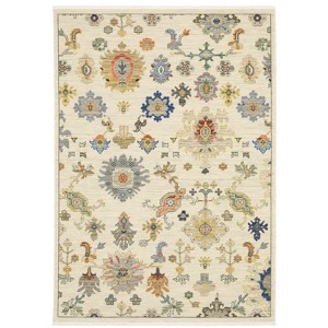 Oriental Weavers Lucca 5507W Ivory/ Multi Indoor Area Rug - 2' x 3' - 1 of 4