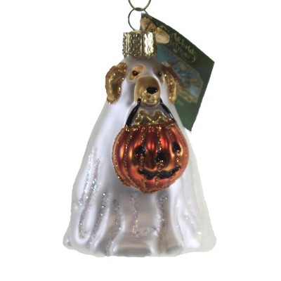 Old World Christmas 3.25" Trick Or Treat Pooch Jack-O-Lantern  -  Tree Ornaments