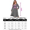 Plus Size Women's Button Pocket Midi Sweater Dress - 3 of 4