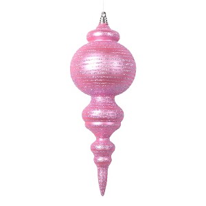 Vickerman 10" Matte with Glitter Finial Ornament - 1 of 1
