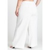 ELOQUII Women's Plus Size Easy Wide Leg Linen Pant - 3 of 4